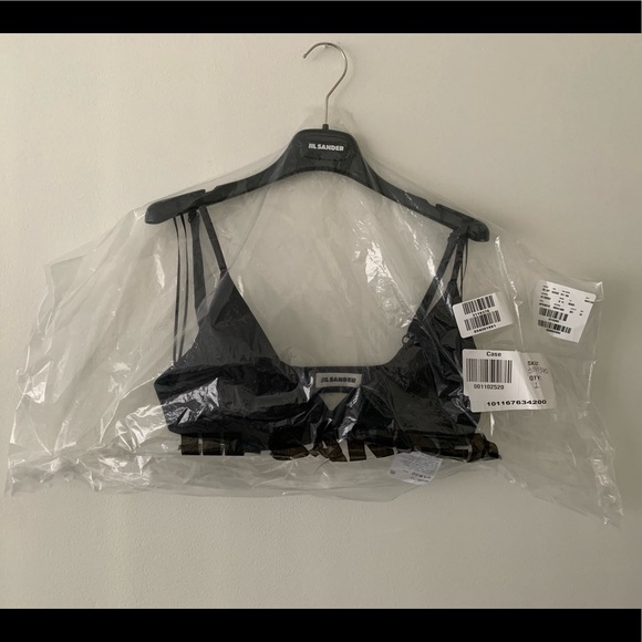 Jil Sander Nikita Satin Bra Top Sz 34 - Picture 15 of 15